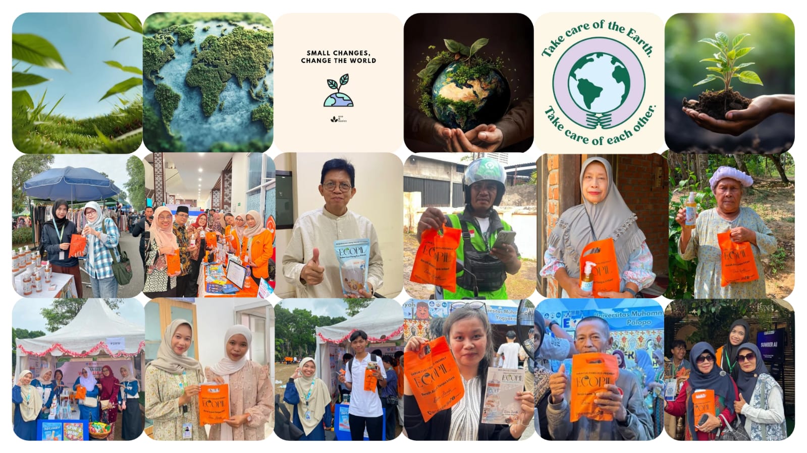 Tim ECOPIL di Stand Pameran